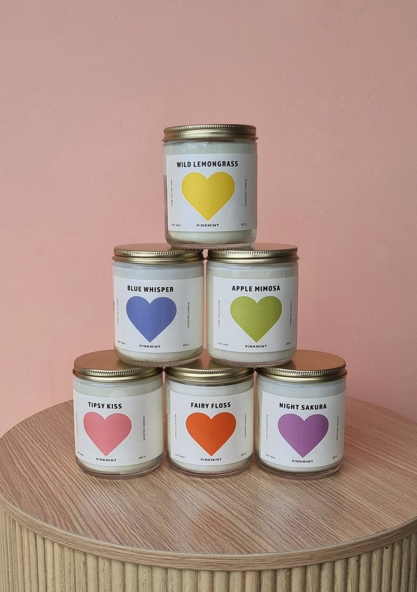 Pinkmint Soy Candles-Hobart Florist Delivery-The Wild Bunch