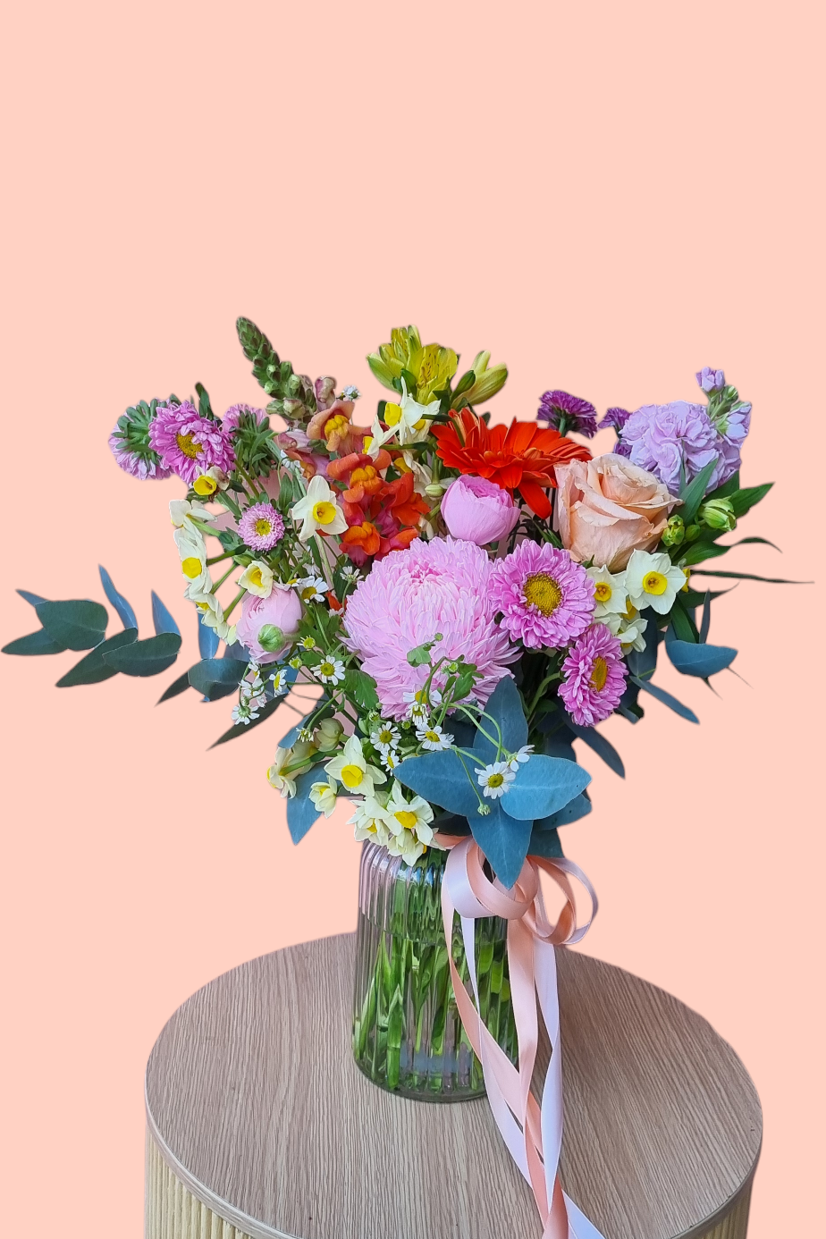 Pop of Colour- Vase-Hobart Florist Delivery-The Wild Bunch