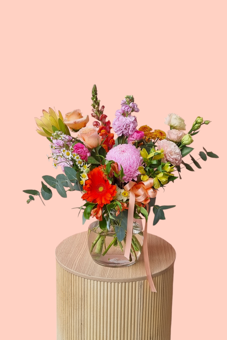 Pop of Colour- Vase-Hobart Florist Delivery-The Wild Bunch