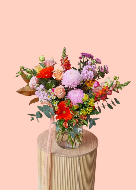 Pop of Colour- Vase-Hobart Florist Delivery-The Wild Bunch