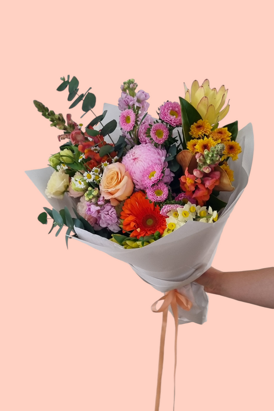 Pop of colour-Hobart Florist Delivery-The Wild Bunch