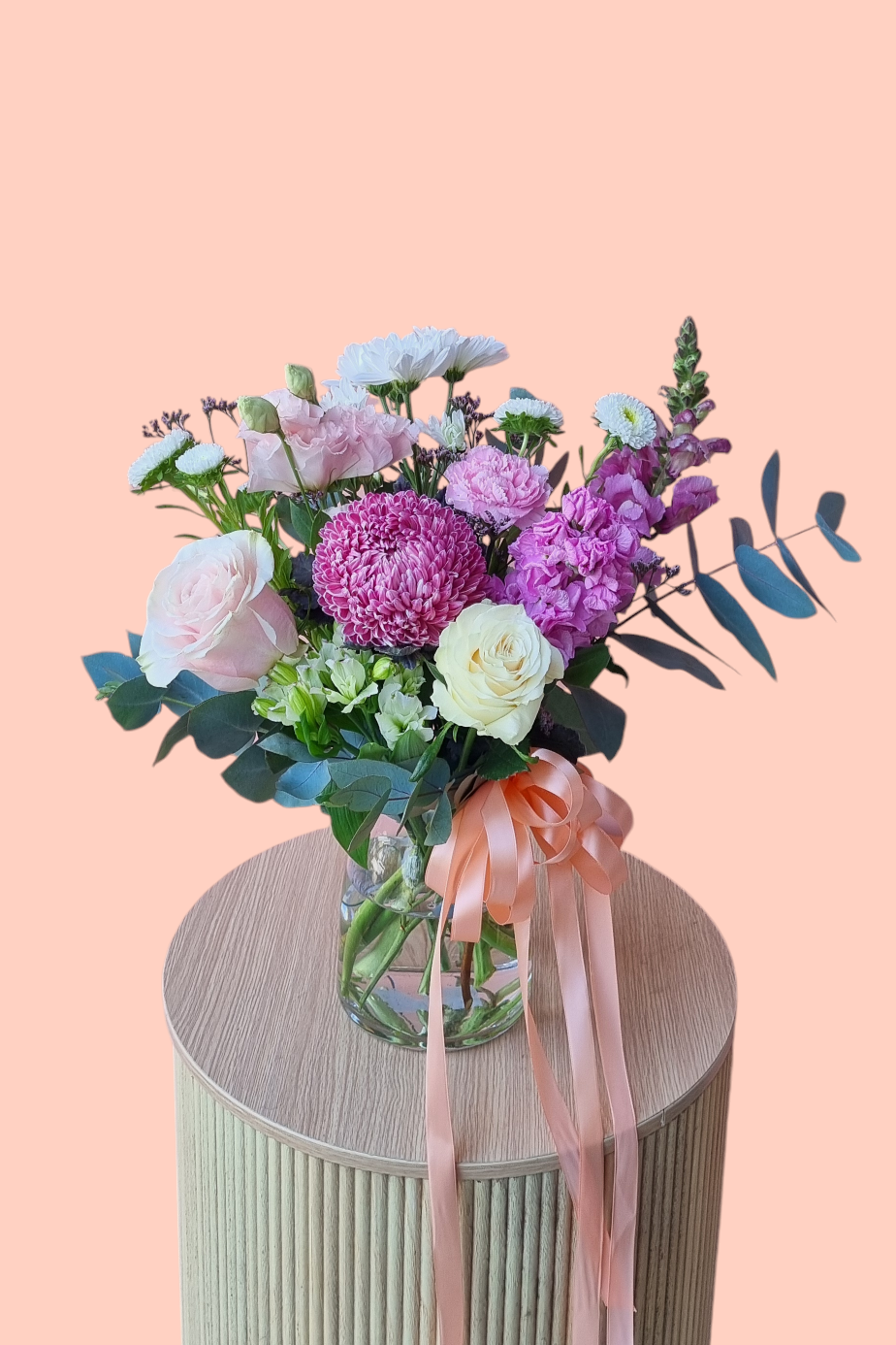 Pastel Dreams- Vase-Hobart Florist Delivery-The Wild Bunch