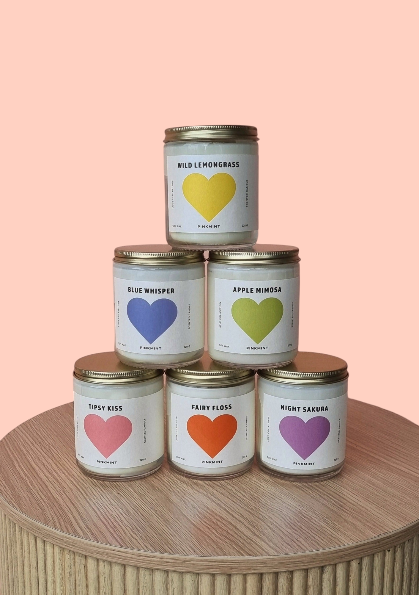 Pinkmint Soy Candles-Hobart Florist Delivery-The Wild Bunch