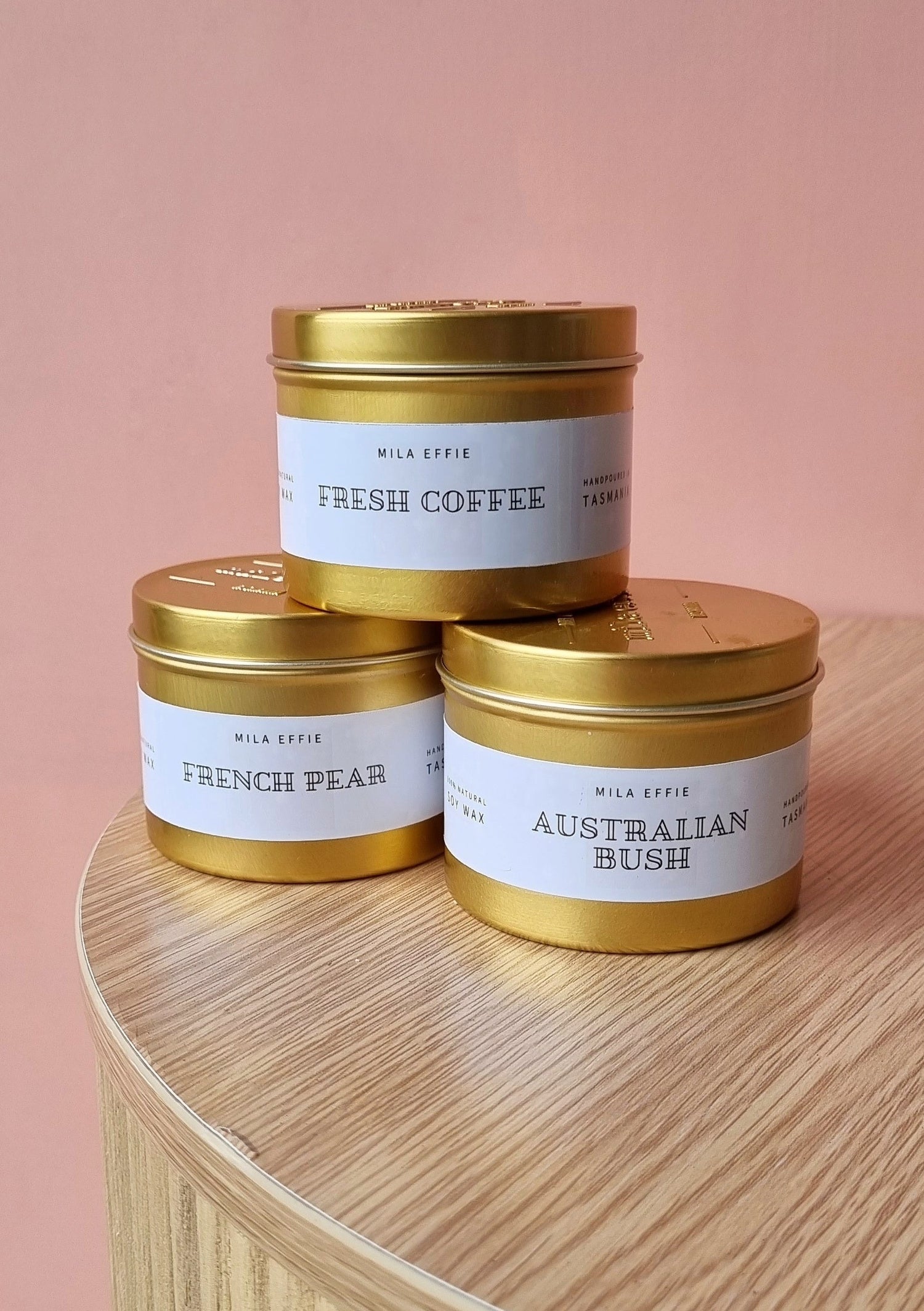 Tasmanian Mila Effie Tin Candle-Hobart Florist Delivery-The Wild Bunch