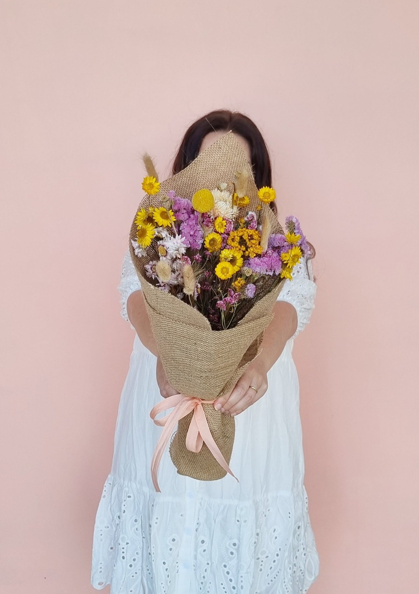 Dried Flower Posies-Hobart Florist Delivery-The Wild Bunch